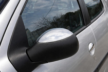 Peugeot 206 1998-2024 Chrome Mirror Covers (2 pcs) Libao - Chrome Plastic photo 1
