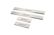 Peugeot 207 2006–2014 Carmos Door Sill Protectors (4 pcs, Stainless Steel) photo 6