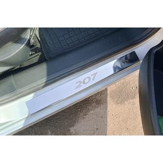 Carmos Door Sill Protectors (4 pcs, Stainless Steel)