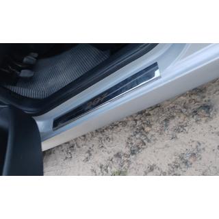 Carmos Door Sill Protectors (4 pcs, Stainless Steel) Peugeot 207 2006–2014 photo 4
