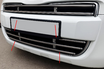 Peugeot Partner Tepee 2008-2018 Full Grille (Stainless Steel) photo 1