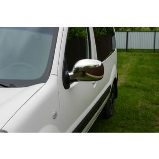 Chrome Mirror Covers (2004-2008, 2 pcs) Renault Kangoo 1998-2008 photo 3