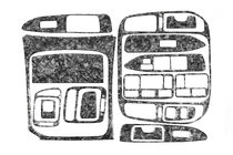Toyota Land Cruiser 100 1998-2007 Dashboard Trim Covers Aluminum photo 4