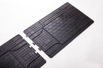 Renault Master 2011-2023 Rear Rubber Floor Mats (2 pcs, Stingray) photo 5
