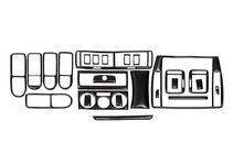 Volkswagen Passat B5 1997-2005 Dashboard Trim Covers 2004-2005 Carbon photo 5