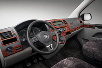 Volkswagen T5 2010-2015 Dashboard Trim Covers Aluminum photo 1