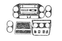 Volkswagen Golf Plus 2004-2014 Dashboard Trim Covers Carbon photo 3