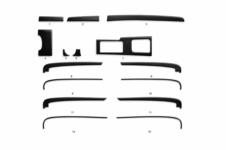 Chevrolet Epica 2006-2014 Interior Trim Covers (Kit-2) Light Wood Veneer Image