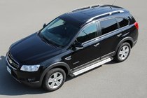 Chevrolet Captiva 2006-2019 Side Steps Maya V2 (2 pcs, Aluminum) photo 1