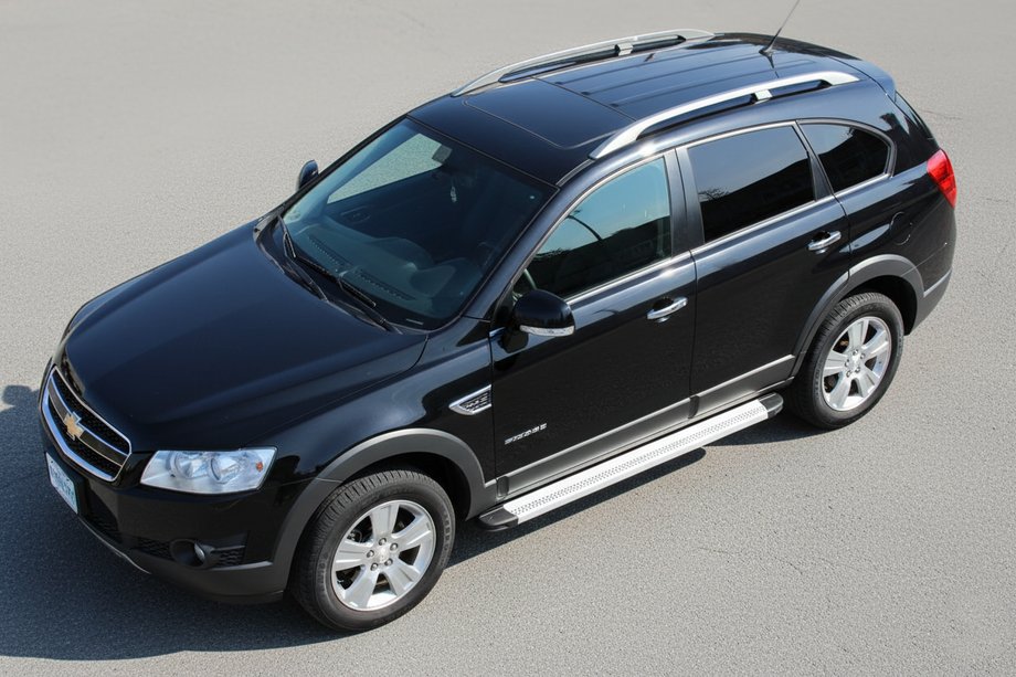 Chevrolet Captiva 2006-2019 Side Steps Maya V2 (2 pcs, Aluminum) Image