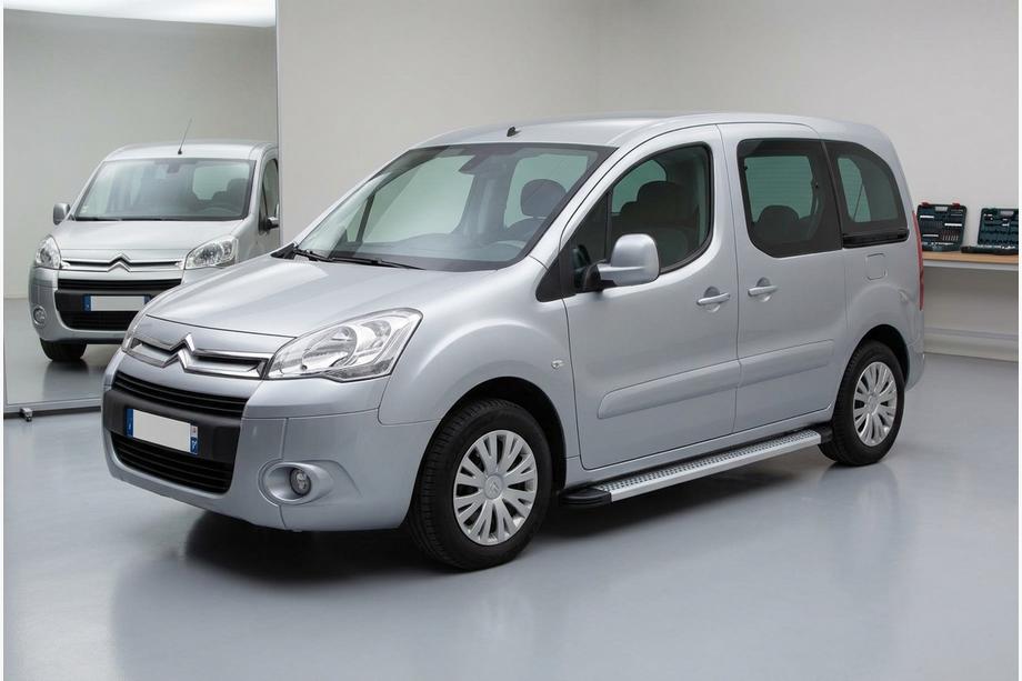 Citroen Berlingo 2008-2018 Side Steps Maya V2 (2 pcs, Aluminum) Image