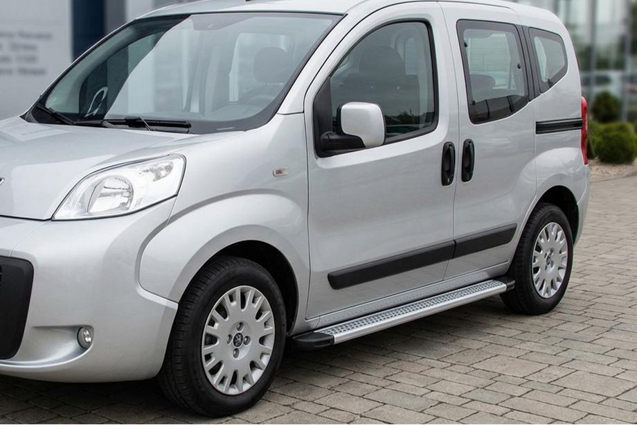 Citroen Nemo 2007-2017 Side Steps Maya V2 (2 pcs, Aluminum) Image