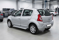 Dacia Sandero 2007-2013 Side Steps Maya V2 (2 pcs, Aluminum) photo 1
