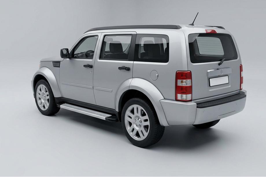 Dodge Nitro 2006-2011 Side Steps Maya V2 (2 pcs, Aluminum) Image