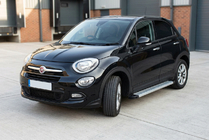 Fiat 500X 2014-2024 Side Steps Maya V2 (2 pcs, Aluminum) photo 1