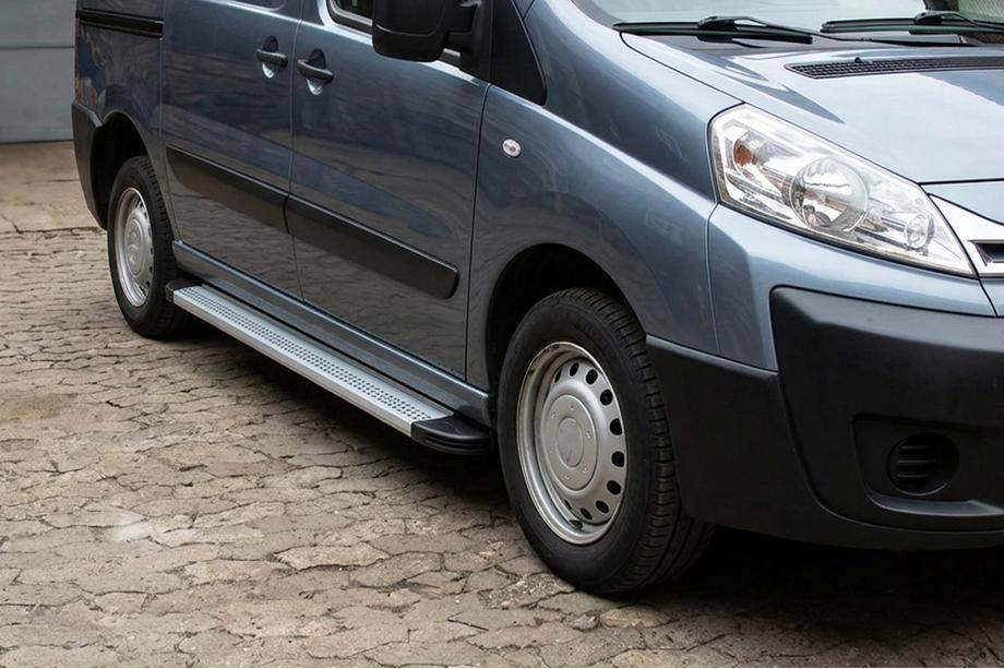 Fiat Scudo 2007-2015 Side Steps Maya V2 (2 pcs, Aluminum) Image