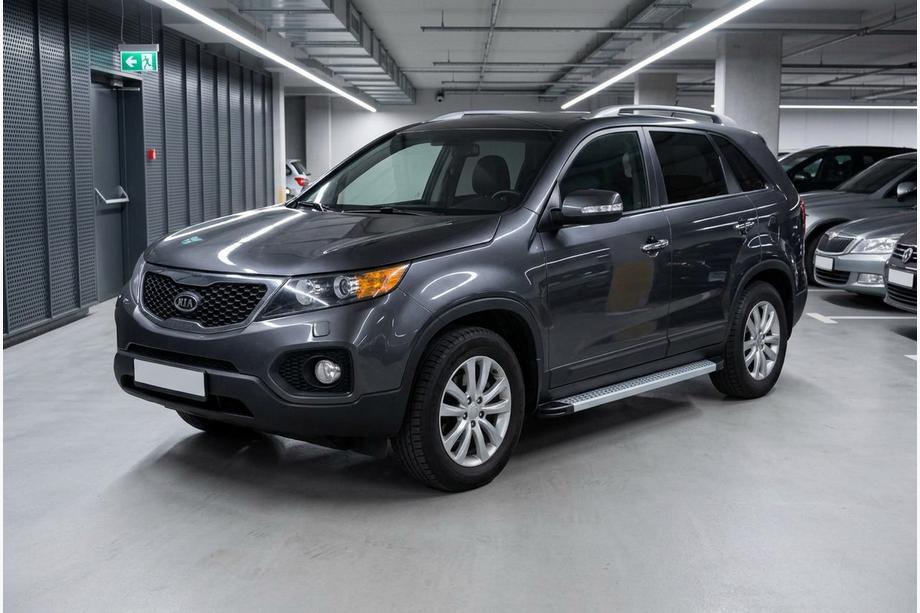 Kia Sorento II XM 2009-2014 Side Steps Maya V2 (2 pcs, Aluminum) 2010-2013 Image