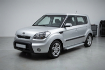 Kia Soul I 2008-2013 Side Steps Maya V2 (2 pcs, Aluminum) photo 1