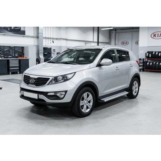 Side Steps Maya V2 (2 pcs, Aluminum) Kia Sportage 2010-2015 photo 1