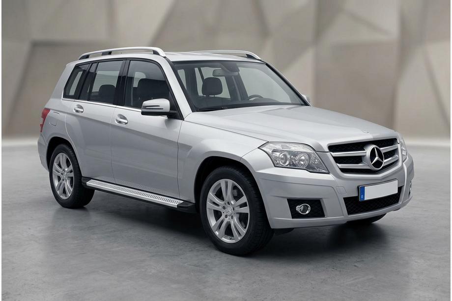 Mercedes GLK class X204 2008-2015 Side Steps Maya V2 (2 pcs, Aluminum) Image