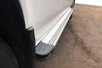 Volkswagen LT 1995-2006 Side Steps Maya V2 (2 pcs, Aluminum) photo 1