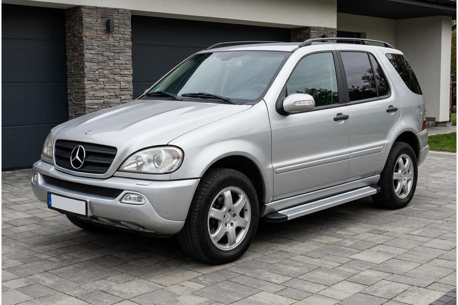Mercedes ML W163 1997-2005 Side Steps Maya V2 (2 pcs, Aluminum) Photo 1