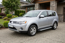 Mitsubishi Outlander 2006-2012 Side Steps Maya V2 (2 pcs, Aluminum) photo 1