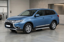 Mitsubishi Outlander 2012-2021 Side Steps Maya V2 (2 pcs, Aluminum) photo 1