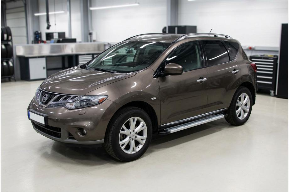 Nissan Murano 2008-2014 Side Steps Maya V2 (2 pcs, Aluminum) Image