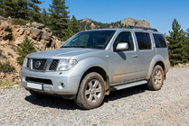 Nissan Pathfinder R51 2005-2014 Side Steps Maya V2 (2 pcs, Aluminum) photo 1