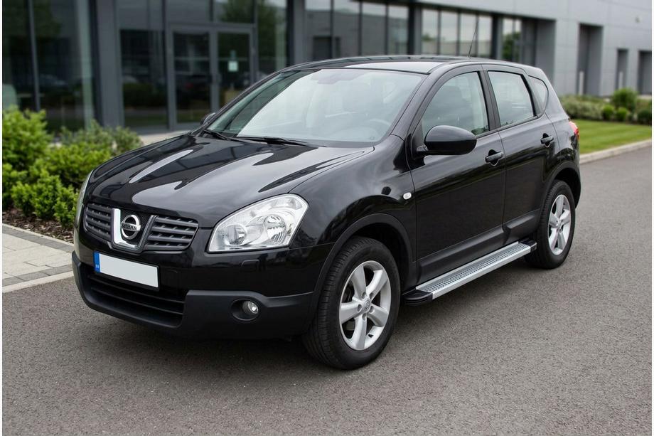 Nissan Qashqai 2007-2010 Side Steps Maya V2 (2 pcs, Aluminum) Image
