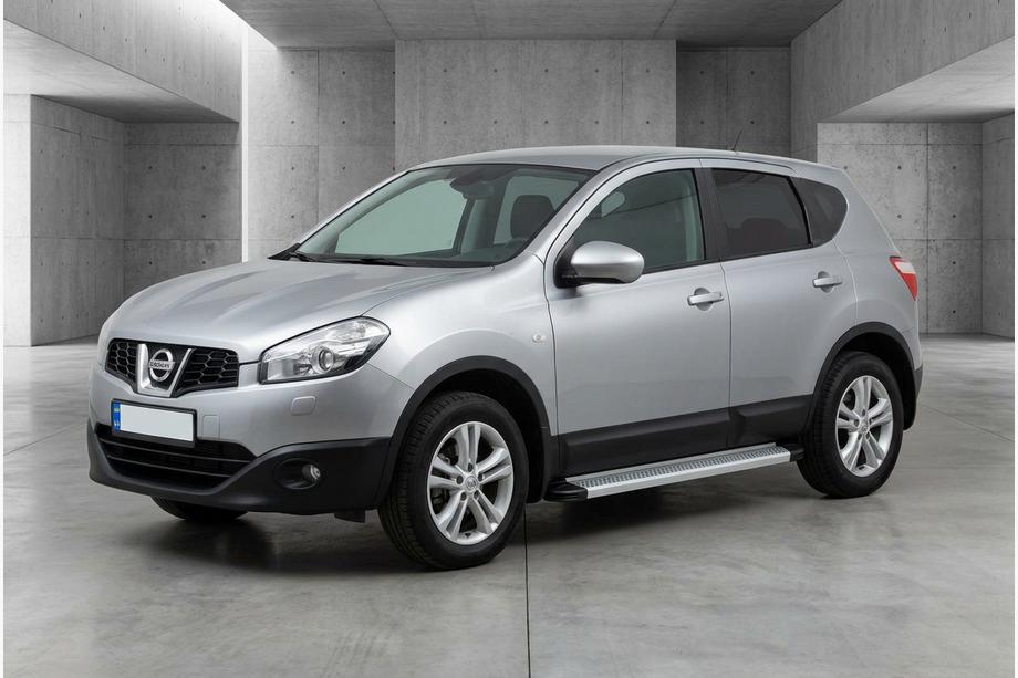 Nissan Qashqai 2010-2014 Side Steps Maya V2 (2 pcs, Aluminum) Image