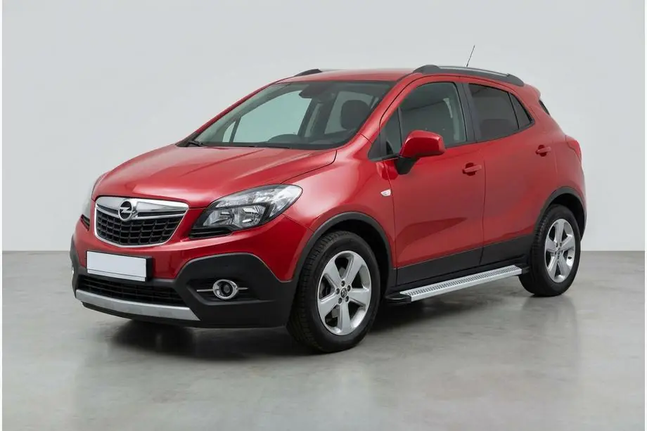 Opel Mokka 2012-2021 Side Steps Maya V2 (2 pcs, Aluminum) Image
