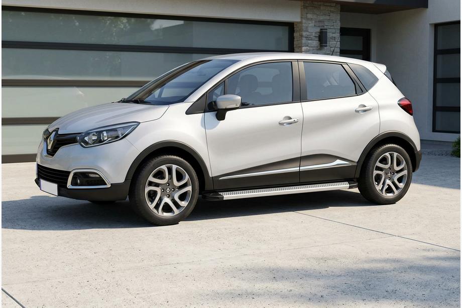 Renault Captur 2013-2019 Side Steps Maya V2 (2 pcs, Aluminum) Image