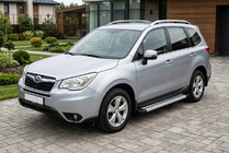 Subaru Forester 2013-2018 Side Steps Maya V2 (2 pcs, Aluminum) photo 1