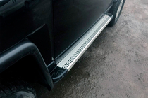 Toyota FJ Cruiser 2006-2022 Side Steps Maya V2 (2 pcs, Aluminum) photo 4