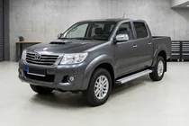 Toyota Hilux 2006-2015 Side Steps Maya V2 (2 pcs, Aluminum) photo 1