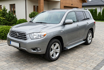 Toyota Highlander 2008-2013 Side Steps Maya V2 (2 pcs, Aluminum) photo 1