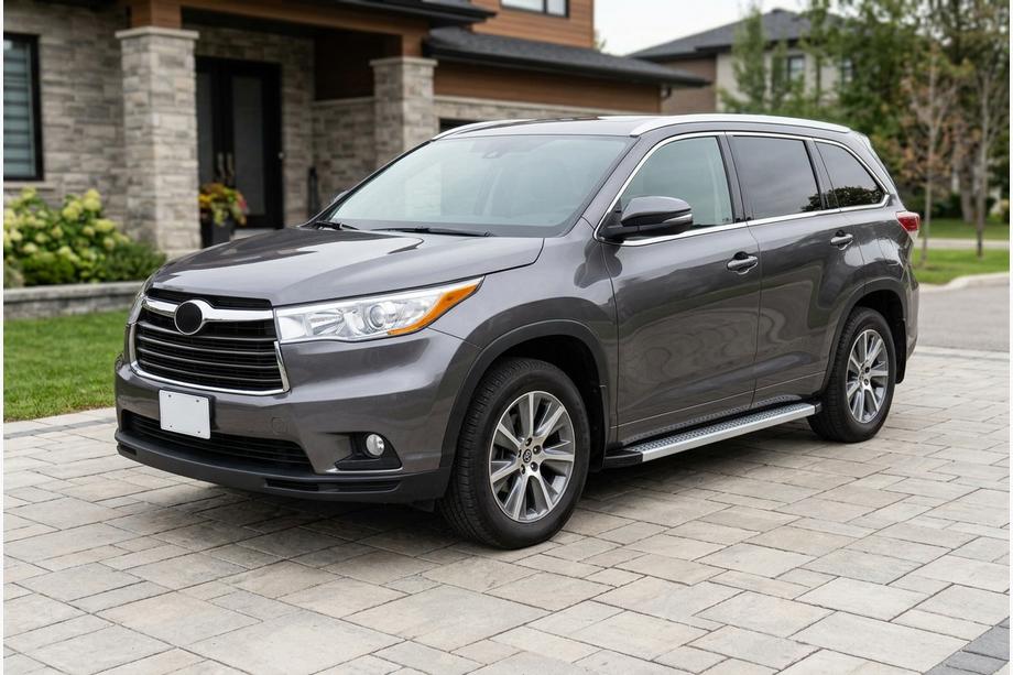 Toyota Highlander 2013-2019 Side Steps Maya V2 (2 pcs, Aluminum) Image
