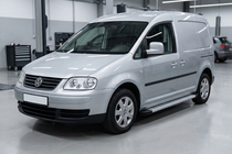 Volkswagen Caddy 2004-2010 Side Steps Maya V2 (2 pcs, Aluminum) Maxi Wheelbase photo 1