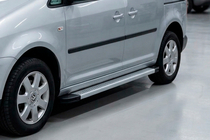 Volkswagen Caddy 2010-2015 Side Steps Maya V2 (2 pcs, Aluminum) photo 1