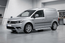Volkswagen Caddy 2015-2020 Side Steps Maya V2 (2 pcs, Aluminum) Standard Base photo 1