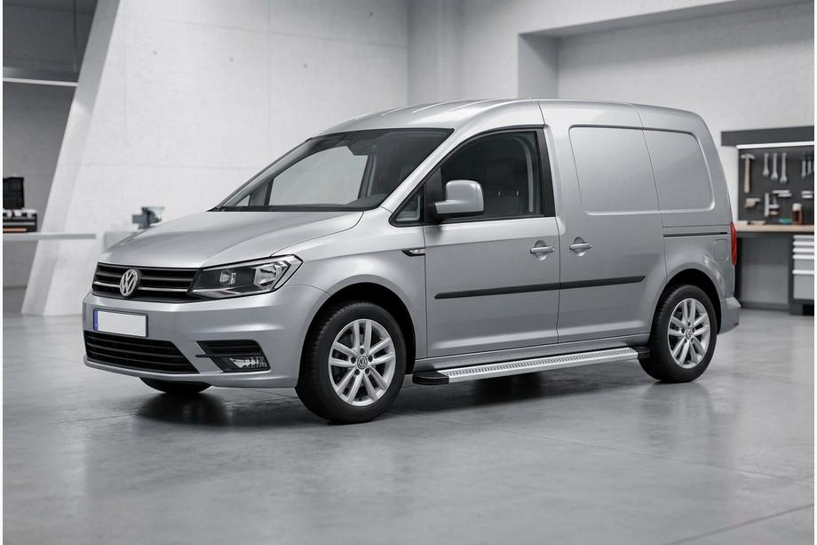 Volkswagen Caddy 2015-2020 Side Steps Maya V2 (2 pcs, Aluminum) Standard Base Image