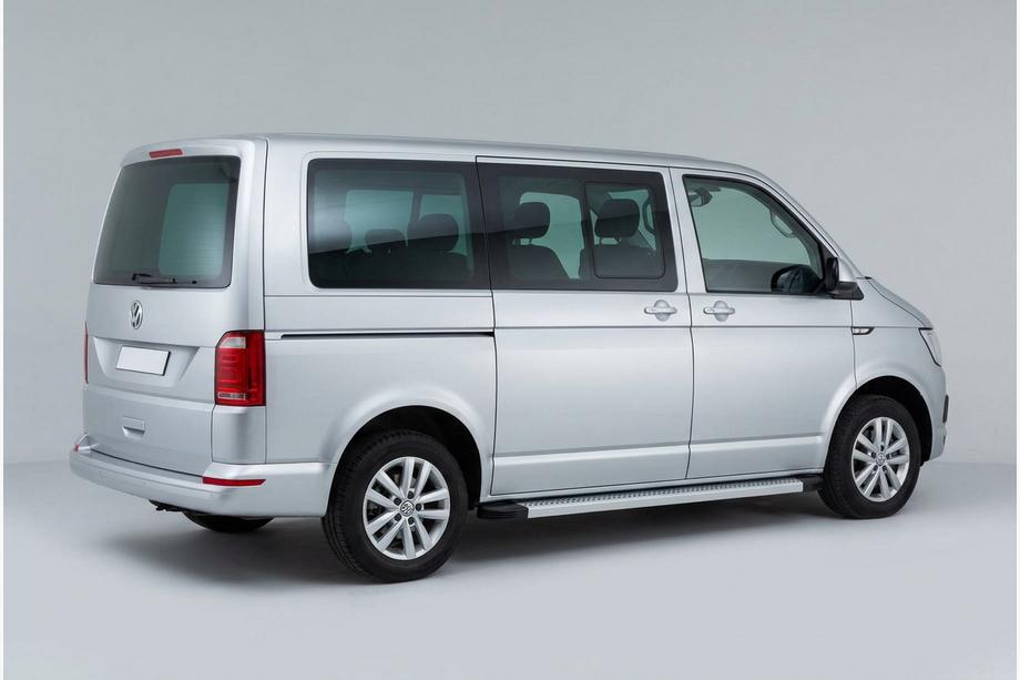 Volkswagen T6 2015-2024 Side Steps Maya V2 (2 pcs, Aluminum) Long Wheelbase Image