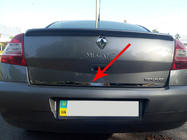 Renault Megane II 2004-2009 Trunk trim stainless steel HB, Carmos - Turkish Steel photo 6