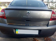 Renault Megane II 2004-2009 Trunk trim stainless steel HB, Carmos - Turkish Steel photo 4