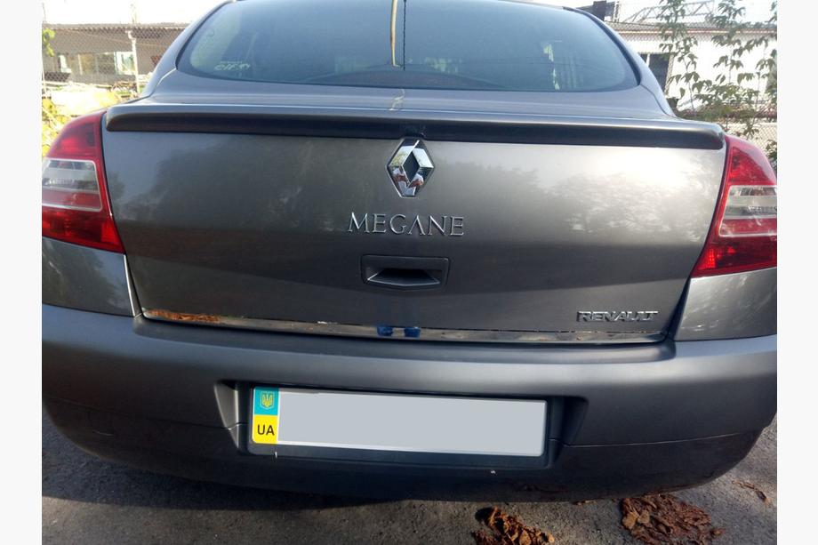 Renault Megane II 2004-2009 Trunk trim stainless steel SD, OmsaLine - Italian Stainless Steel Photo 4