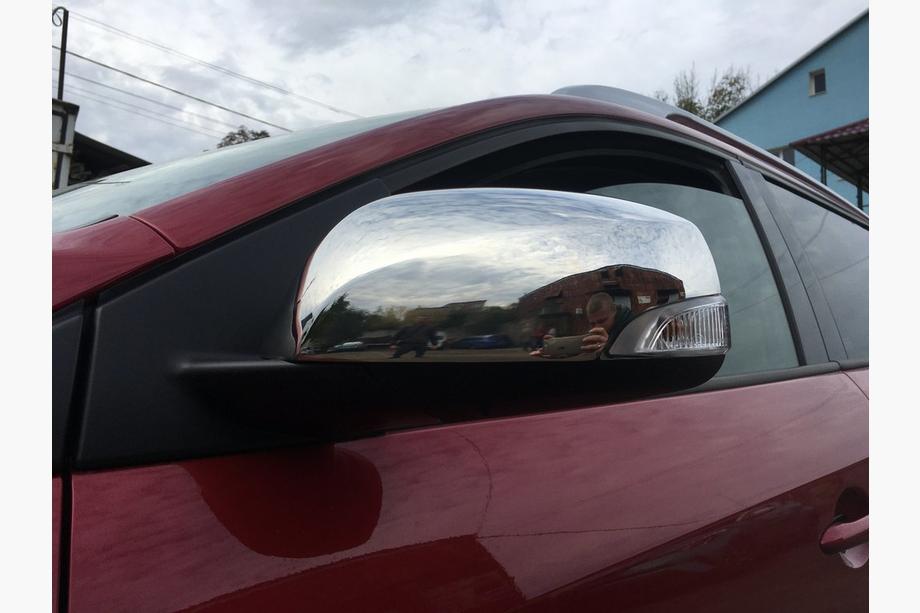 Renault Megane III 2009-2016 Mirror Covers (2 pcs, Stainless Steel) OmsaLine - Italian Stainless Steel Photo 4