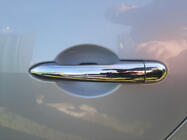 Renault Scenic/Grand 2003-2009 Chrome Door Handle Covers (4 pcs, Stainless Steel) Carmos - Turkish Stainless Steel photo 4