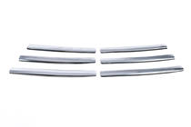 Renault Trafic 2001–2015 Chrome Grille Covers 2007-2015 (6 pcs, Stainless Steel) Carmos - Turkish Stainless Steel photo 5